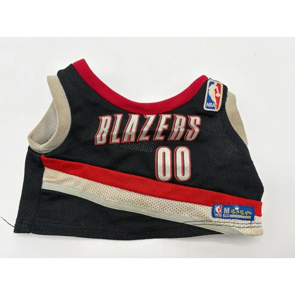 Build a‎ Bear Workshop BABW NBA Portland Trail Blazers Basketball Jersey #00
